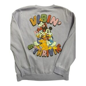 90’s Disney Light Purple Sweatshirt with all Disney characters